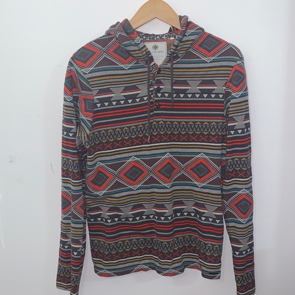 On The Byas Men’s 3 Button Pacsun Hoodie - Picture 1 of 2